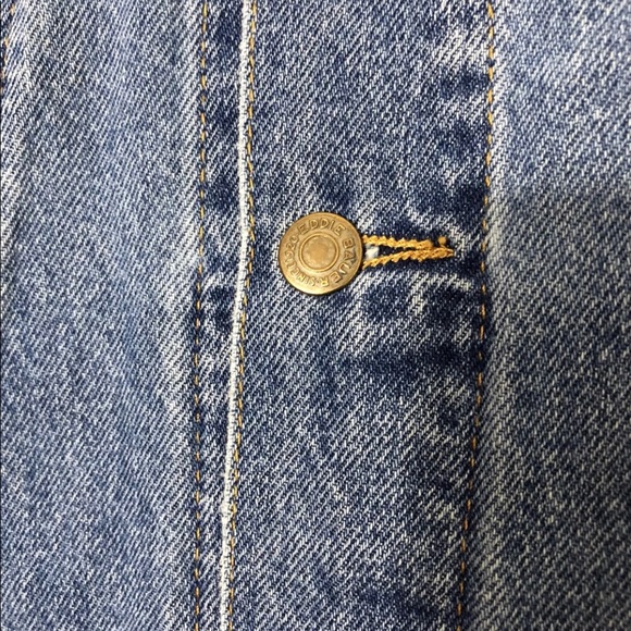 Vintage Eddie Bauer Outdoor Denim Blue Jean Jacket - Picture 5 of 7